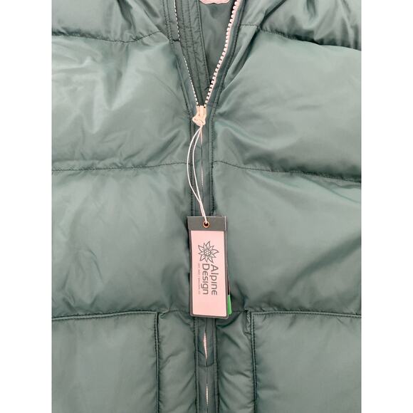 Alpine Design 1962 Puffer Jacket Mens XL Forest Shadow Water Repellent NWT - Picture 11 of 16